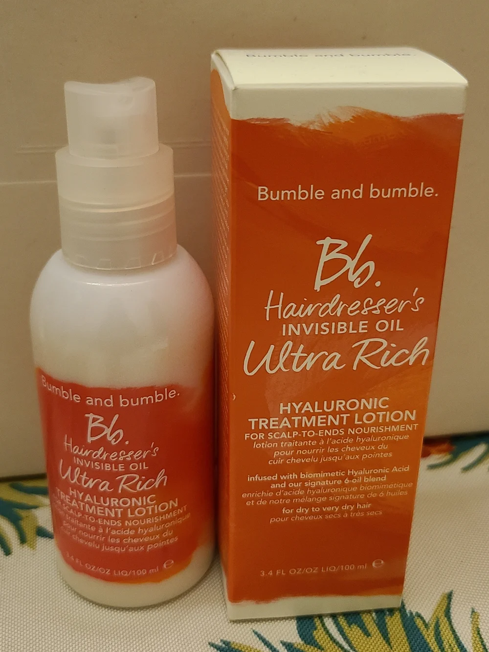 Bumble and bumble Hairdresser's Invisible Oil Ultra Rich Hyaluronic Lotion